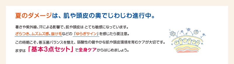 整菌で考える！ 頭皮・皮膚 常在細菌を守り・応援します！