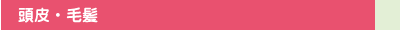 頭皮・毛髪