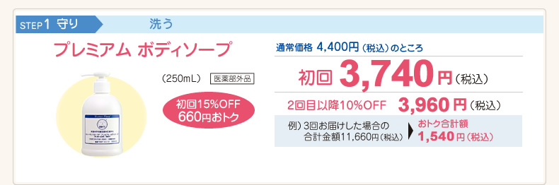 プレミアム ボディソープ（250mL）